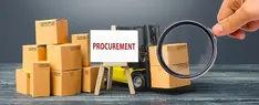 Procurement logo with boxes